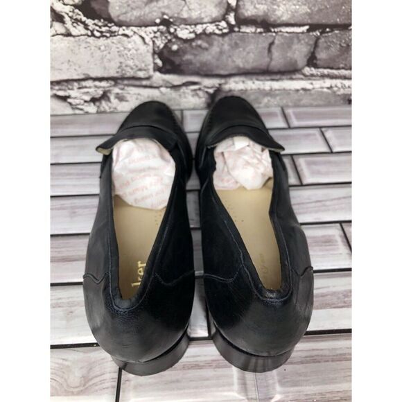 Barker Flex Fine English Shoes Navy Blue Leather Loafers Women Sz 7AA US/37.5EU - Picture 5 of 16